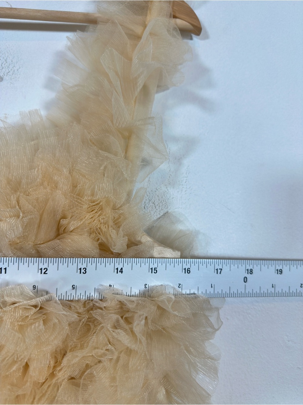 Corset Dress Babydoll Ruffle Tulle Gown Flowy Size M Blush Festival Twee - Picture 9 of 9